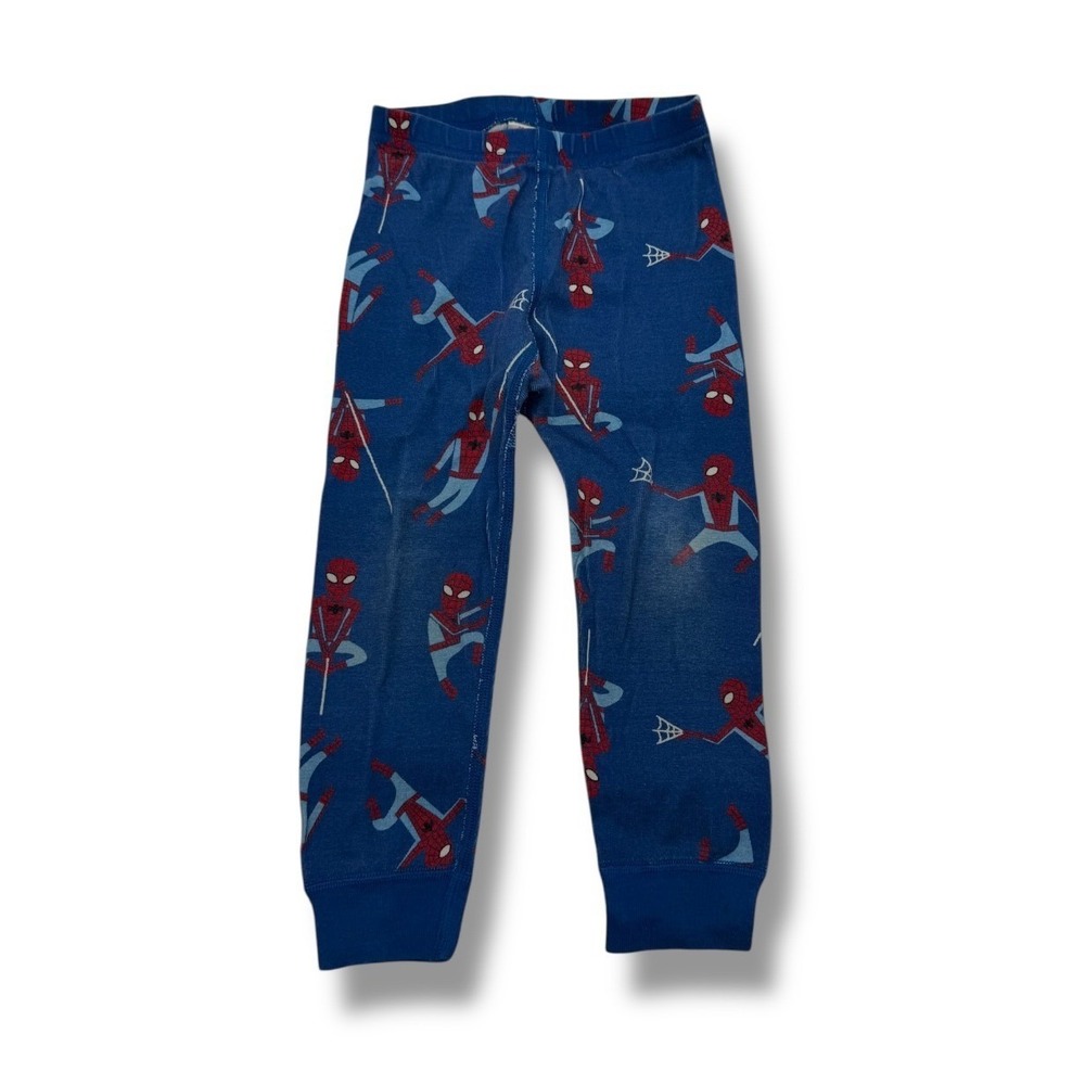Hanna Andersson Marvel Spider-Man Organic Cotton Pajama‎ Pants Kids 3T Blue